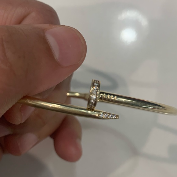 14k PULCERA TALLA 16 COMPLETA MENTE ORO BRASALET - Picture 7 of 12